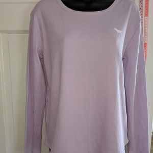 V.S Pink lillac Henley Tee